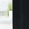 vidaXL Verdunkelungsvorhänge 2 pcs Schwarz 140 x 140 cm Samt 4107168 Bild 3