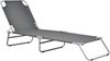 Sonnenliege Carcao 186x55x24 cm Dunkelgrau [casa. pro] Bild 5