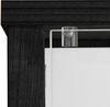 Glasvitrine >OPTIMA< in Schwarz Struktur - 31,5x172x32cm (BxHxT) Bild 4