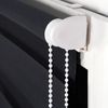 ondeco Doppelrollo Klemmfix Duo Rollo für Fenster ohne Bohren, Seitenzugrollo Klemmen Sichtschutz Sonnenschutz Blickdicht innen - Anthrazit - 120x160 cm Bild 5