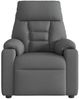 vidaXL Massagesessel Elektrisch Dunkelgrau Stoff 3303023 Bild 5