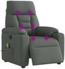 vidaXL Massagesessel Elektrisch Dunkelgrau Stoff 3303023 Bild 3