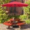 Yaheetech Sonnenschirm ∅ 222,5/261/294/326,5 cm, Gartenschirm mit Kurbel, Neigbar, UV Schutz 50+ Bild 2