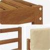 vidaXL Outdoor-Sofagarnitur 5 pcs Natur und Beige Massivholz Akazie 3366241 Bild 5