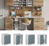 Unterschrank R-Line Blau-Grau 60 cm mit Türen, mit Arbeitsplatte Vicco Bild 2