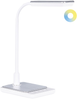 LED Schreibtischlampe CENTAURUS mit Dimmer Metall Weiß Bild 1