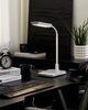 LED Schreibtischlampe CENTAURUS mit Dimmer Metall Weiß Bild 3