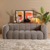 Bronx71 3-Sitzer Sofa Luca Bouclé braun/grau Bild 3