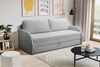 Selsey 'Diego' 3-Sitzer-Sofa mit Schlaffunktion und Bettkasten, hellgrau, ca. 90 x 221 x 91 cm Bild 2