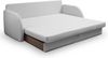 Selsey 'Diego' 3-Sitzer-Sofa mit Schlaffunktion und Bettkasten, hellgrau, ca. 90 x 221 x 91 cm Bild 3