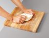 METALTEX 561035000 Backbrett/Schneidbrett 35x35x2 cm aus Buchenholz, beidseitig verwendbar Bild 4