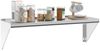 vidaXL Wandregal 100x30x31 cm Silbern Edelstahl 30273 Bild 4