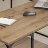 vidaXL Schreibtisch Artisan-Eiche 139 x 139 x 75 cm Holzwerkstoff 882866 Bild 4