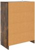 vidaXL Sideboard Geräucherte Eiche 66 x 34,5 x 92 cm Holzwerkstoff 895820 Bild 5