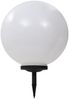 vidaXL Außen-Solarlampen 2 Stk. LED Kugel 40 cm RGB 277128 Bild 3