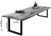 Esstisch Baumkante massiv Akazie natur 200 x 110 silber VALIN 70851066 Bild 5