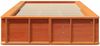 vidaXL Bettrahmen Wachsbraun 80 x 200 cm Massives Kiefernholz 3385738 Bild 5