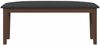 vidaXL Bank 110 cm Braun Massivholz Gummibaum 4102602 Bild 4
