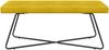vidaXL Bank Uni Gelb 110 x 40 x 45 cm Samt 42038350 Bild 4