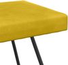 vidaXL Bank Uni Gelb 110 x 40 x 45 cm Samt 42038350 Bild 5