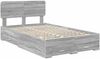 vidaXL Bettrahmen Graues Sonoma 120 x 190 cm Holzwerkstoff 3412405 Bild 4