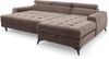 AX LIVING Braun Eckcouch mit Schlaffunktion Arkucio Mini 260 cm R Bild 5