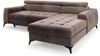 AX LIVING Braun Eckcouch mit Schlaffunktion Arkucio Mini 260 cm R Bild 2