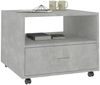 vidaXL Couchtisch Betongrau 55x55x40 cm Holzwerkstoff 810930 Bild 4