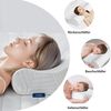 LAMB Höheneinstellbares Memory Foam Nackenstützkissen, Polyester, Weiß, 60x36 cm Bild 4