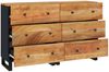 vidaXL Sideboards 2 Stk. 60x33x75 cm Massivholz Akazie 3143636 Bild 5