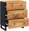 vidaXL Sideboards 2 Stk. 60x33x75 cm Massivholz Akazie 3143636 Bild 4