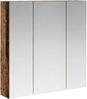 vidaXL Badezimmerspiegelschrank Altholz 70 x 14,5 x 70 cm 889093 Bild 2