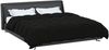 vidaXL Sommerdecke Gepolstert Schwarz 220 x 240 cm Mikrofaser 42025938 Bild 3