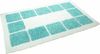 MESANA Badematte Karo Melange, Badvorleger, Badezimmer Teppich, Höhe 15 mm, rutschhemmend beschichtet, fußbodenheizungsgeeignet, Baumwolle, rechteckig, modernes Design, mit Bordüre, rechteckig & quadratisch erhältlich Bild 2