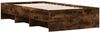 vidaXL Bettgestell ohne Matratze Räuchereiche 75x190 cm Holzwerkstoff 3295713 Bild 4