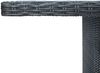 vidaXL Gartentisch Dunkelgrau Poly Rattan und Hartglas 313309 Bild 2