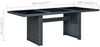 vidaXL Gartentisch Dunkelgrau Poly Rattan und Hartglas 313309 Bild 5