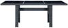 vidaXL Gartentisch Dunkelgrau Poly Rattan und Hartglas 313309 Bild 4