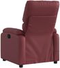 vidaXL Massagesessel Elektrisch Weinrot Kunstleder 3204883 Bild 5