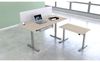 Kerkmann Schreibtisch Sitz-Stehtisch MOVE 1 silber 120x80x74-123cm elektr. höhenverstellbar ahorn Bild 2
