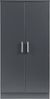 Schuhschrank Notribontaa 108x55x35 cm Anthrazit [en. casa] Bild 5