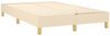 vidaXL Boxspringbett mit Matratze & LED Creme 120x200 cm Stoff, Härtegrad: H2 [3133946] Bild 5