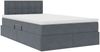 vidaXL Aufbewahrungsbett mit Matratze Dunkelgrau 120 x 200 cm Samt 3370870 Bild 4