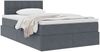 vidaXL Aufbewahrungsbett mit Matratze Dunkelgrau 120 x 200 cm Samt 3370870 Bild 3