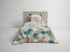 Heckett & Lane Mako-Satin Eco Bettwäsche 155x220 Arana Muscheln Bögen Wende bunt Bild 3