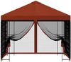 vidaXL Garten Pavillon mit Seitenwänden 3 x 3 m Terrakotta 900340 Bild 5