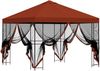 vidaXL Garten Pavillon mit Seitenwänden 3 x 3 m Terrakotta 900340 Bild 4