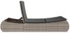 vidaXL Doppel-Sonnenliege mit Kissen Grau Poly Rattan 368092 Bild 5