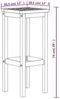 Barhocker 4 Stk. Massivholz Akazie [3115989] Bild 5