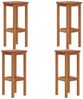 Barhocker 4 Stk. Massivholz Akazie [3115989] Bild 2